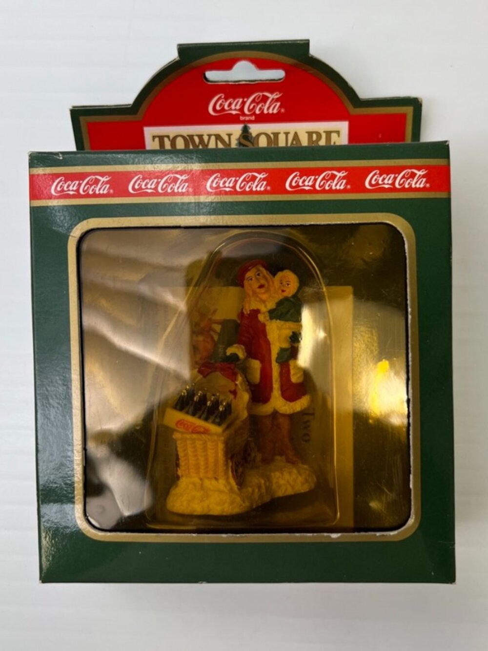 Vintage Coca Cola Homeward Bound 64321 Town Square Collection Holiday Party Ni